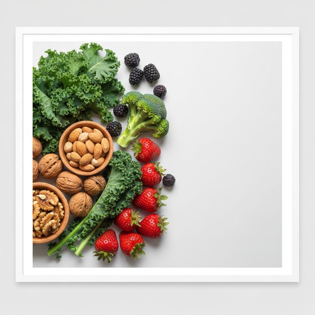 Fresh nutritious foods